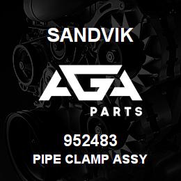 952483 Sandvik PIPE CLAMP ASSY | AGA Parts