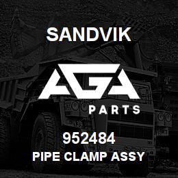 952484 Sandvik PIPE CLAMP ASSY | AGA Parts