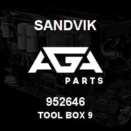 952646 Sandvik TOOL BOX 9 | AGA Parts