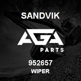 952657 Sandvik WIPER | AGA Parts