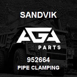 952664 Sandvik PIPE CLAMPING | AGA Parts