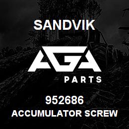 952686 Sandvik ACCUMULATOR SCREW | AGA Parts