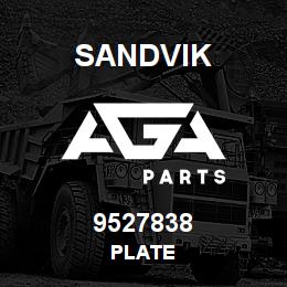9527838 Sandvik PLATE | AGA Parts