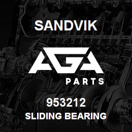 953212 Sandvik SLIDING BEARING | AGA Parts