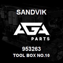 953263 Sandvik TOOL BOX NO.10 | AGA Parts