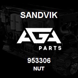 953306 Sandvik NUT | AGA Parts
