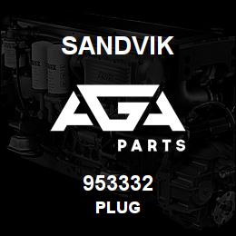 953332 Sandvik PLUG | AGA Parts