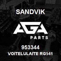 953344 Sandvik VOITELULAITE RG541 | AGA Parts