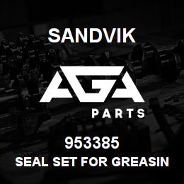 953385 Sandvik SEAL SET FOR GREASING DEVICE | AGA Parts