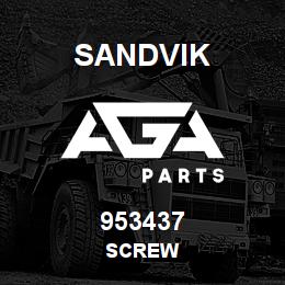 953437 Sandvik SCREW | AGA Parts