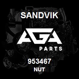 953467 Sandvik NUT | AGA Parts