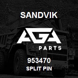 953470 Sandvik SPLIT PIN | AGA Parts