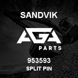 953593 Sandvik SPLIT PIN | AGA Parts