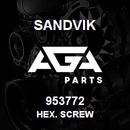 953772 Sandvik HEX. SCREW | AGA Parts