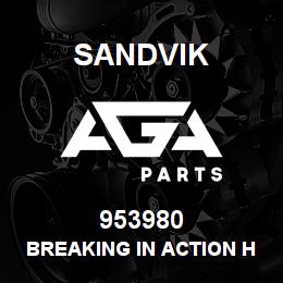 953980 Sandvik BREAKING IN ACTION HAT (25 IN. BOX) | AGA Parts