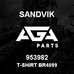 953982 Sandvik T-SHIRT BR4099 | AGA Parts