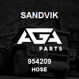 954209 Sandvik HOSE | AGA Parts