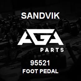 95521 Sandvik FOOT PEDAL | AGA Parts