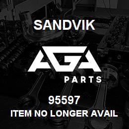 95597 Sandvik ITEM NO LONGER AVAILABLE | AGA Parts