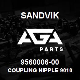 9560006-00 Sandvik COUPLING NIPPLE 901040 | AGA Parts