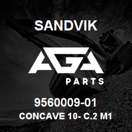 9560009-01 Sandvik CONCAVE 10- C.2 M1 | AGA Parts