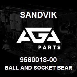 9560018-00 Sandvik BALL AND SOCKET BEARING GE 40ES | AGA Parts