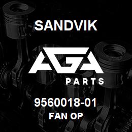 9560018-01 Sandvik FAN OP | AGA Parts