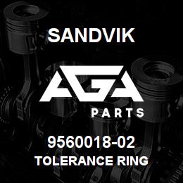 9560018-02 Sandvik TOLERANCE RING | AGA Parts