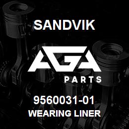 9560031-01 Sandvik WEARING LINER | AGA Parts