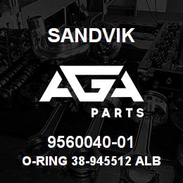 9560040-01 Sandvik O-RING 38-945512 ALBIN RB 6 | AGA Parts