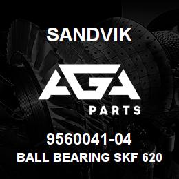9560041-04 Sandvik BALL BEARING SKF 6200 FOR FLM | AGA Parts