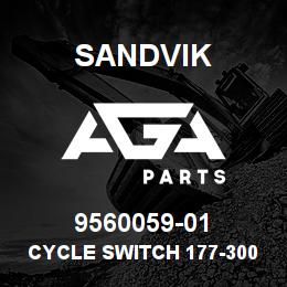 9560059-01 Sandvik CYCLE SWITCH 177-300-092 OP | AGA Parts