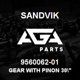 9560062-01 Sandvik GEAR WITH PINON 30" | AGA Parts