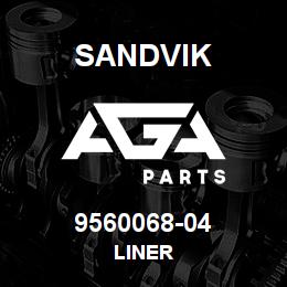 9560068-04 Sandvik LINER | AGA Parts