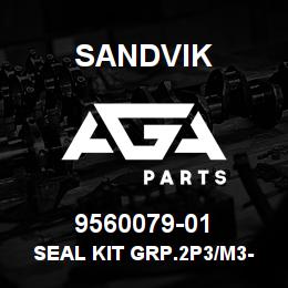 9560079-01 Sandvik SEAL KIT GRP.2P3/M3-02/86 | AGA Parts