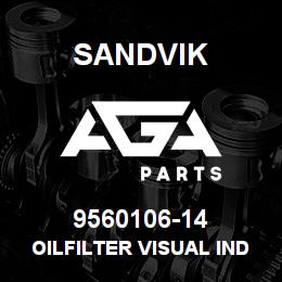 9560106-14 Sandvik OILFILTER VISUAL INDIC 402-50-280 | AGA Parts