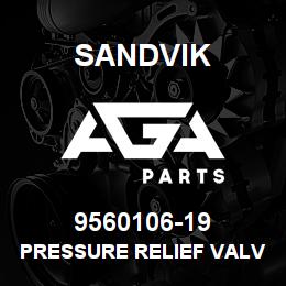 9560106-19 Sandvik PRESSURE RELIEF VALVE 202-43-154 | AGA Parts