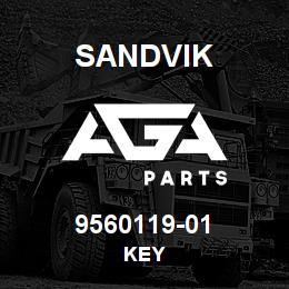 9560119-01 Sandvik KEY | AGA Parts