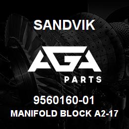 9560160-01 Sandvik MANIFOLD BLOCK A2-17551 | AGA Parts