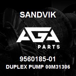 9560185-01 Sandvik DUPLEX PUMP 00M31306 PNT-61,7 RB | AGA Parts
