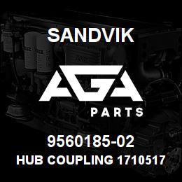 9560185-02 Sandvik HUB COUPLING 1710517 | AGA Parts