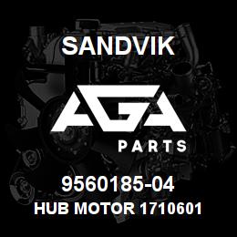 9560185-04 Sandvik HUB MOTOR 1710601 | AGA Parts