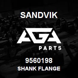 9560198 Sandvik SHANK FLANGE | AGA Parts