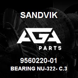 9560220-01 Sandvik BEARING NU-322- C.3 | AGA Parts