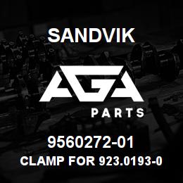 9560272-01 Sandvik CLAMP FOR 923.0193-00 99980001 | AGA Parts