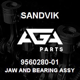 9560280-01 Sandvik JAW AND BEARING ASSY.JM1208 OLD BE | AGA Parts