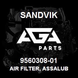 9560308-01 Sandvik AIR FILTER, ASSALUB 901129 | AGA Parts