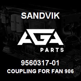 9560317-01 Sandvik COUPLING FOR FAN 906.0494/0644-00 | AGA Parts