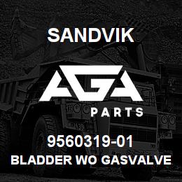 9560319-01 Sandvik BLADDER WO GASVALVE 16422 | AGA Parts