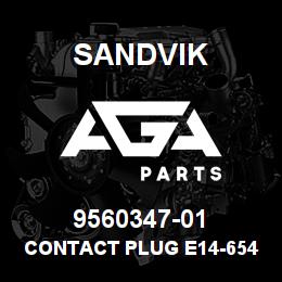 9560347-01 Sandvik CONTACT PLUG E14-654-58 | AGA Parts